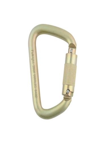 Saferight Karabiner - Carbon Steel Triple Action